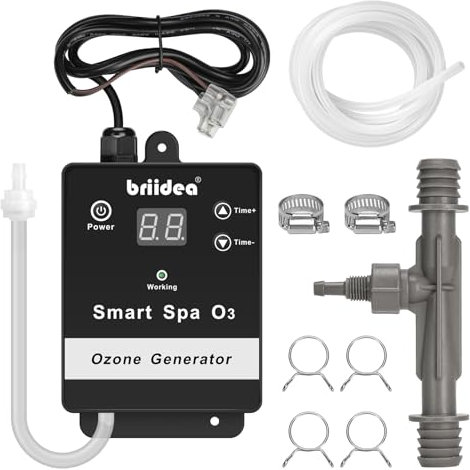 briidea Ozon-Generator LD-149 für Hot Spring Spas & Whirlpool, Schwarz, Kompatibel mit Watkins Freshwater III Ozonsystem 72602, Tiger River, Limelight Spa Modelle 1995 bis heute