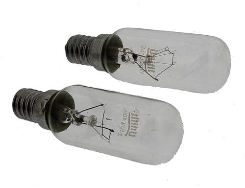 KGA SUPPLIES 2 x 40 Watt SES E14 Small Screw Cooker Hood Light Bulb Lamp Compatible with Indesit