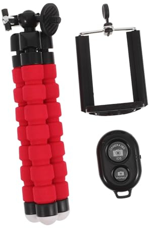 RORPOIR Extendable Selfie Stick Tripod with Foldable Phone Stand Octopus Style Flexible Holder for Stable Filming and Selfie Photography