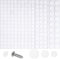 290 Pcs Screw Covers White Self-Adhesive - 12mm, 15mm, 21mm - Dustproof & Waterproof Screw Hole Covers for Furniture Screws & Cabinets,Desk,Wall,Furniture Stickers.