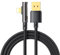mcdodo iPhone Lightning Cable USB 90 Degree Angle Plug Transparent iPhone Fast Charging Cable 1.2 m with 3A Max, Compatible with iPhone X/XR/XS/11/12/13/14/SE/iPad/AirPods