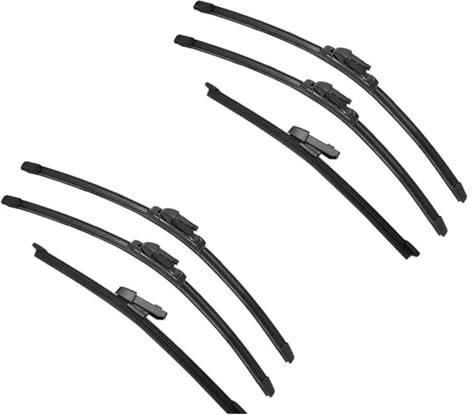 limpiaparabrisas Escobillas limpiaparabrisas traseras para VW para Golf 7 MK7 2012-2018(6PCS)