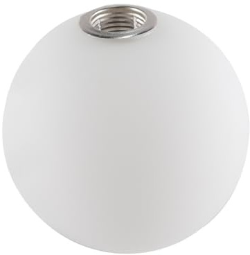 Durlo Abat-jour globe en verre pour plafonniers, remplacement de luminaire, abat-jour en verre dépoli, abat-jour globe pour bureau