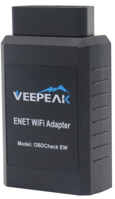 Veepeak ENET WiFi Adapter for BMW F/G/I Series | Compatible with BimmerCode & BimmerLink. OBD coding and diagnostic tool. Faster Data Transfer. For iOS, Android & Windows