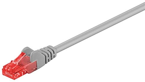 Goobay 72575 CAT 6 Patchkabel U/UTP grau - CCA Kupfergemisch