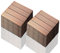 S SIENOC 22 Stück/ca. 2 m² Terrassen-Fliese aus WPC Kunststoff, 22er Spar Set für 2 m², Garten-Fliese, Balkon Bodenbelag mit Drainage Unterkonstruktion 30x30cm (22x Hellbraun 300 * 300 * 22mm)