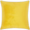 PAD - Elegance - Samt Kissen, Zierkissen, Kissenhülle - 50 x 50 cm - Farbe: Yellow gelb - Ohne Füllung