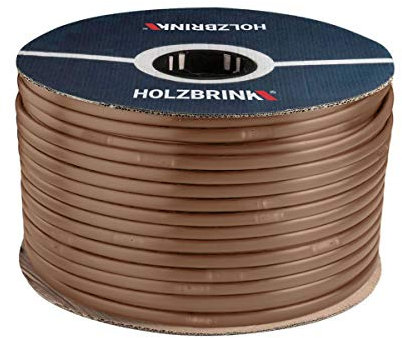 HOLZBRINK Tropfschlauch 5/8 16mm zur Bewässerung Perlschlauch selbstreinigend, für jedes Gefälle, Profi, 25m, HTS01-P