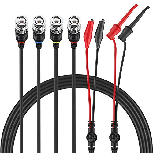 Micsoa BNC test lead set, BNC a morsetti a coccodrillo, BNC a mini clip di prova, BNC a BNC cavo oscilloscopio sonde 3 confezione