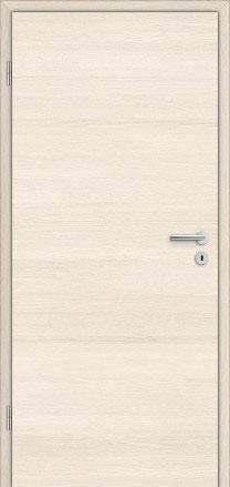 HORI® Zimmertür CPL Pinie quer strukturierte Röhrenspan Rundkante | Innentüre, Türblatt, passende für alle Standard Zargen mit DIN Größe I 1985 x 860 mm I DIN Links