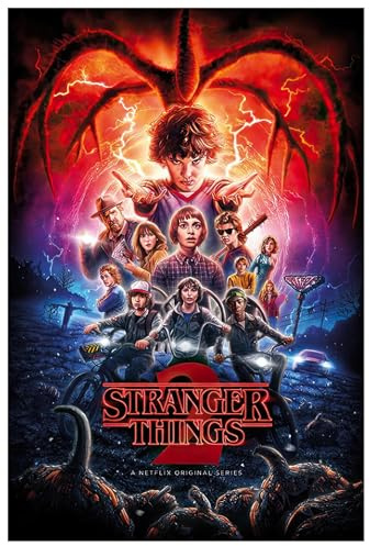 1art1 Stranger Things Poster Serienplakat, Staffel 2 Plakat | Bild 91x61 cm