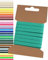 maDDma 5m Gummiband 6,6mm Gummilitze Wäschegummi elastisches Band Wäscheband Farbwahl, Farbe:smaragdgrün