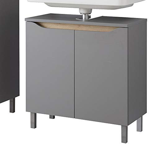 Pelipal - Capri - Waschbecken-Unterschrank, 60 cm, 2-türig, Syphonausschnitt - Badmöbel