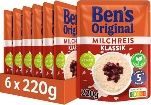 BEN'S ORIGINAL™ Fertiggericht Milchreis Klassik 6 x 220g