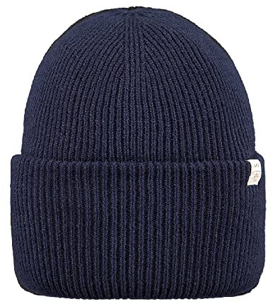 Barts Haveno Beanie Blau - Warme dehnbare Strickmütze, Größe One Size - Farbe Old Blue