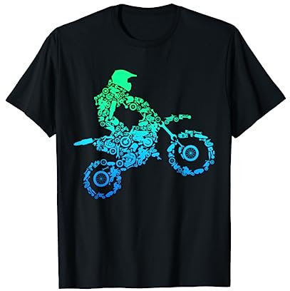 Dirt Bike Rider Motocross Enduro Dirt Biking Cadeau T-Shirt