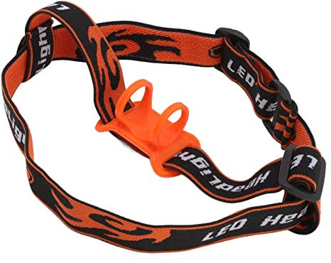 Fdit Stirnlampen-Elastikband, Elastisches Taschenlampen-Kopfband-Halterband, Verstellbarer Gürtel, Ersatz für 22 Bis 32 Mm Durchmesser