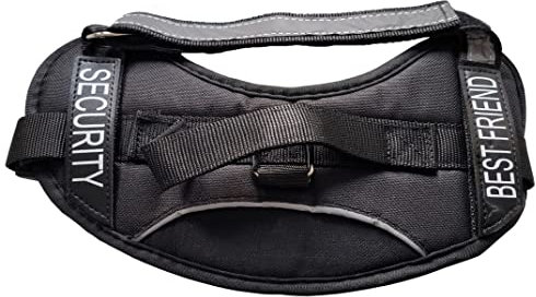 Hundegeschirr Brustgeschirr Reflektierend Größe S - XL Klett verstellbar robust (S)