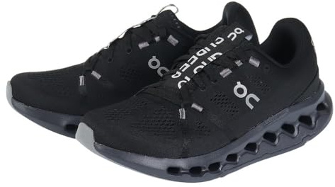 On Herren Cloudsurfer Laufschuhe, All Black, 47.5