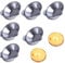 12 Pieces of Aluminum Egg Tart molds, Pudding Moulds Cupcake Cups, Mini Baking Cups Tool, Muffin tin ramekins for air Fryer, Pudding Mould DIY Tools, Yorkshire Pudding tin