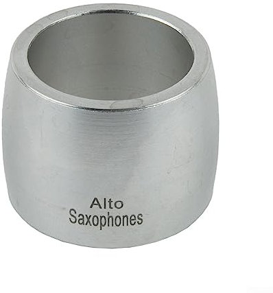 DAZZLEEX Abrazadera para boquilla de saxofón, abrazadera de clip de lengüeta, anillo de metal, abrazadera de boquilla de metal, 36 x 26,5 mm para saxofón alto