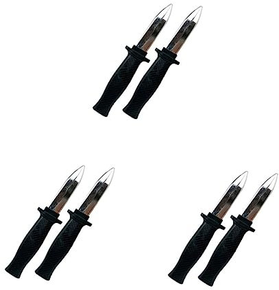 ABOOFAN 6 Pièces Couteau Rétractable Couteau Qui Disparaît Poignard Qui Disparaît Télescopique Baïonnette
