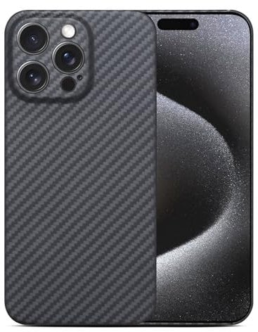 Ultradünne und leichte Aramid-Kohlefaser-Hülle für Apple IPhone-15 Pro Max