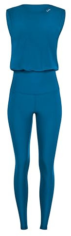 Winshape Damen Functional Comfort Jumpsuit JS102LSC, Grün, JS102LSC-TEAL-GREEN-XL