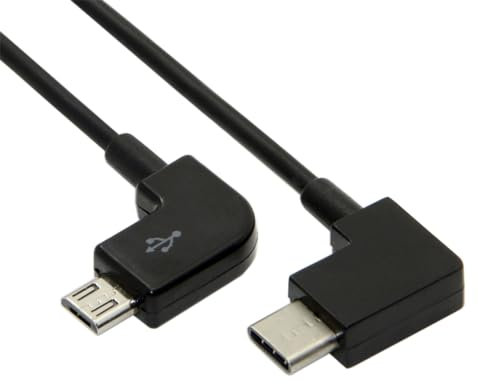 NFHK Câble de données pour télécommande Type-C vers micro USB pour DJI Mavic Pro Platinum Mavic Pro RC Accessoires