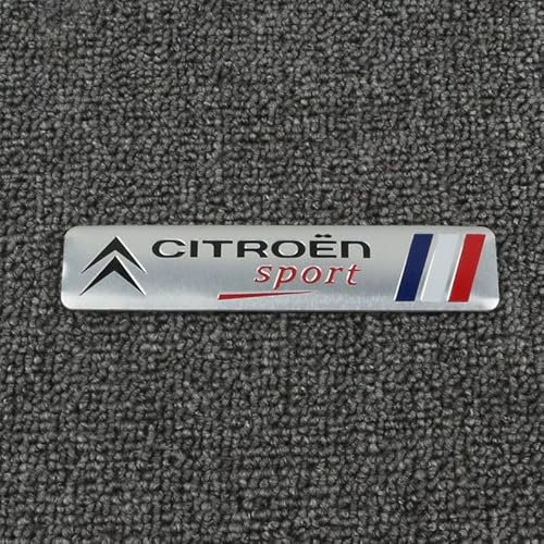 Auto Emblem Aufkleber für Citroen Sega C4L C3 C6 Elysee DS5, Buchstaben Emblem Aufkleber, Auto Body Abzeichen Sticker, Logo Abzeichen Styling Dekorationsaufkleber Zubehör,C