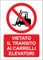 M-ITALY CARTELLO SEGNALETICO - VIETATO IL TRANSITO AI CARRELLI ELEVATORI - Adesivo Extra Resistente, Pannello in Forex, Pannello In Alluminio (20x31, Adesivo)