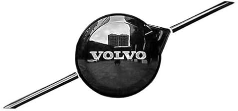 RIKCAT Auto Logo Emblem Badge für Volvo XC60 2018-2021, Frontklappe Kofferraum Heckklappen Logo Aufkleber Abzeichen-Zubehör Dekoratives ABS Kompatibilität Auto Styling,G