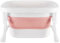 Baignoire Bébé Pliable, La Baignoire Enfant Convient aux Nouveau-Nés aux Tout-Petits et Trous de Drainage, baignoire bebe pliable pour les bébés de 0 à 6 ans-72 * 51 * 42 cm-rose