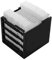 Chansunokku 30 fogli di carta filtrante per Arctic-Air, filtro di ricambio per Arctic-Air Personal Space Cooler, mini filtro per raffreddatore d'aria Arctic USB Air Cooler, filtro del radiatore