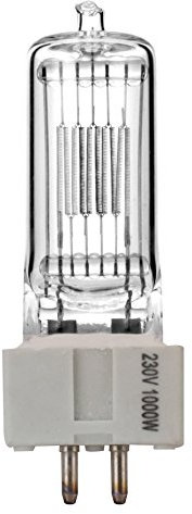 XINGXIUU 10 Stück CP70 GX9.5 230 V 1000 W Halogenlampe for Scheinwerfer