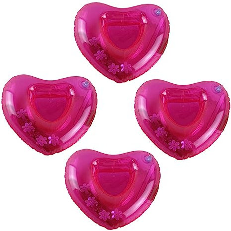 PVC Aufblasbarer Getränkehalter für Strand Herzform