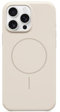Beats Custodia per iPhone 16 Pro Max – Custodia protettiva MagSafe, resistente ai graffi, sottile, fodera in microfibra – Pietra naturale