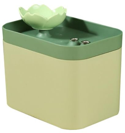 Dispensador de cerámica para mascotas, fuente de agua para gatos, fuente de agua para gatos y perros, fuente de cerámica para gatos y perros, cuenco de agua automático para mascotas con fácil limpieza