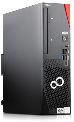 Fujitsu Esprimo D7011 - Disco rigido Intel Core i3 10105, 512 GB, memoria SSD da 16 GB, Windows 10 Pro, con Windows 11 Upgrade Desktop Computer Mini PC