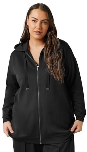 EVANS Curve Luxe Zip Through Hoodie - Women's - Plus Size Curve