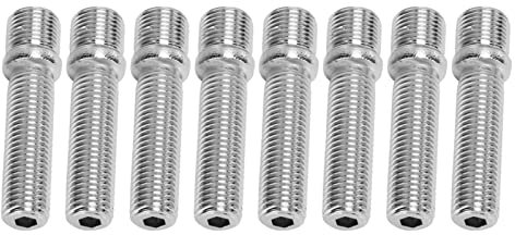Radbolzen-Konvertierung, 20 Stück, Verlängerter Radbolzen, 58 Mm, Rad-Konvertierungsbolzen, Bolzen-Adapter, 41 Mm Schaftlänge, Rad-Konverter-Stehbolzen (M14*1,25-M12*1,5)