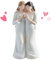 Willow Tree Friendship Figurines Sister Birthday Gifts - Unique Friendship Gift Ideas Resin Figurine for Christmas, Women Friends