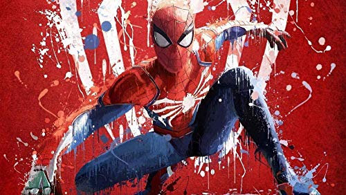 Puzzle für Erwachsene 1000 Teile Spiderman-Puzzles für Kinder Lernspielzeug Denkspiel Geschenk für Teenager DIY Home-Entertainment-Spielzeug 38x26CM