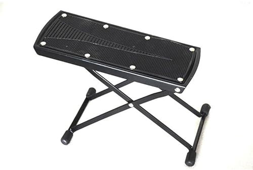 Pédale de Guitare, Repose Pied Guitare, Guitare Repose Pied, Pied Guitare, Accessoires Guitare,Convient Aux Enfants et Aux Adultes Noir