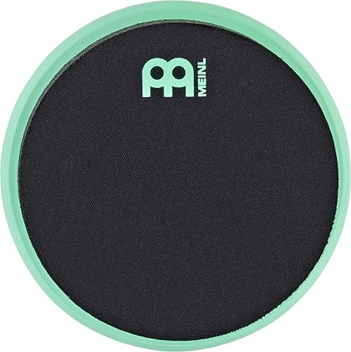 Meinl Cymbals Marshmallow Practice Pad – 4 Inches – Medium Rebound – Drum Accessory, Black/Light Blue (MMP4SF)