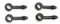 4 x Raccords Banjo pour tuyaux de frein 0°/28°/45°/90°/Side 90 M10 Aluminium Raccord Banjo de remplacement pour tuyau de frein de moto Convient pour les ATV dirt bike pit bike (28°)