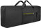 SunaOmni Borsa per Tastiera 76 Tasti Portatile Pianoforte elettronico Tastiera Imbottita Borsa per Il Trasporto Custodia per Custodia per da 120x40x13cm per Tasti