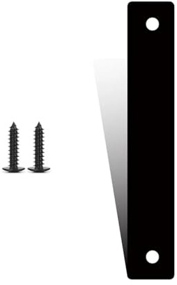 Numéros maison modernes en fer 3/4/5/6/7/8 pouces avec vis numéros porte noirs en fer chiffres 0 à 9 lettres A à Z numéros d'adresse 3D imperméables décoratifs pour l'extérieur boîte aux lettres(I,8in