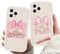 TBNMBGY 2 Pièces Coque pour Apple iPhone 13 6,1, Mignon Motif Dessin Étui Ultra Mince TPU Silicone Housse Antichoc Bumper Protection Case pour iPhone 13