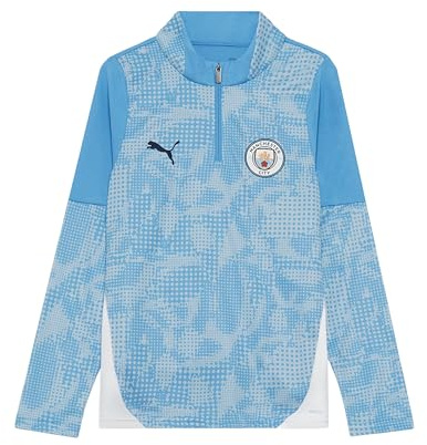 Puma Manchester City FC Kinder Training 1/4 Zip Langarm T-Shirt 25/26